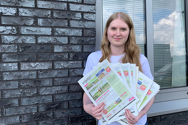 Vrijetijdkrant_nieuws_nieuwe_stagiaire_Lara